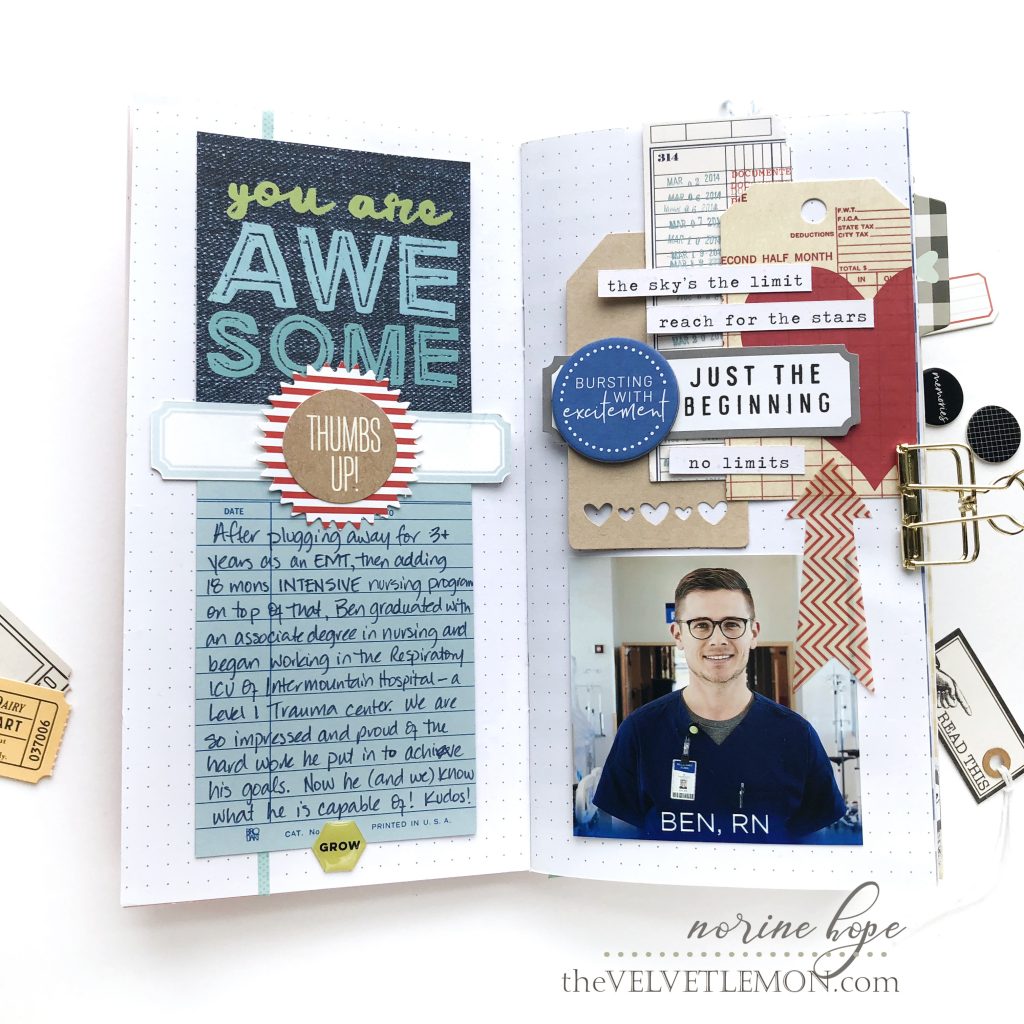 Traveler's Notebook Scrapbooking Again! – Velvetlemon