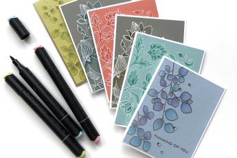 Altenew Watercolor Coloring Book Card – Velvetlemon