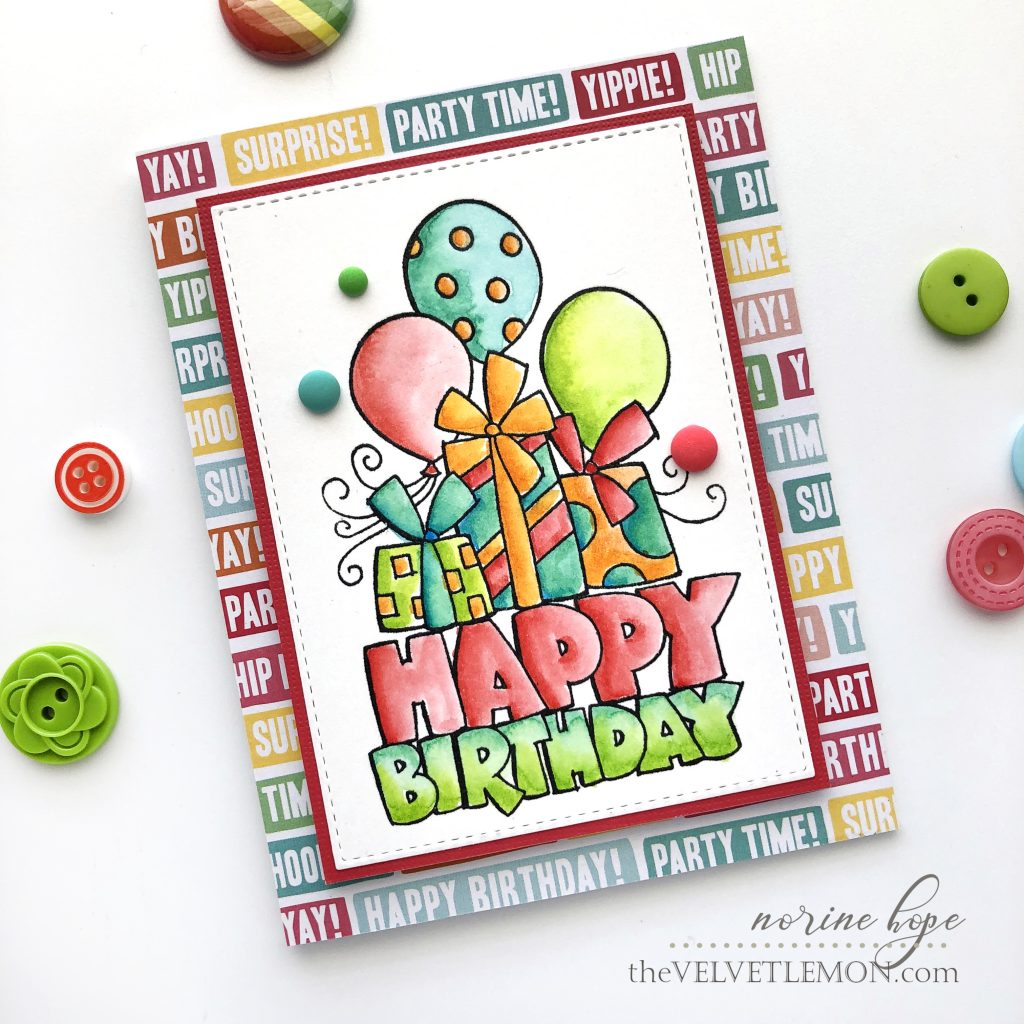 Stampendous Happy Birthday Cards – Velvetlemon