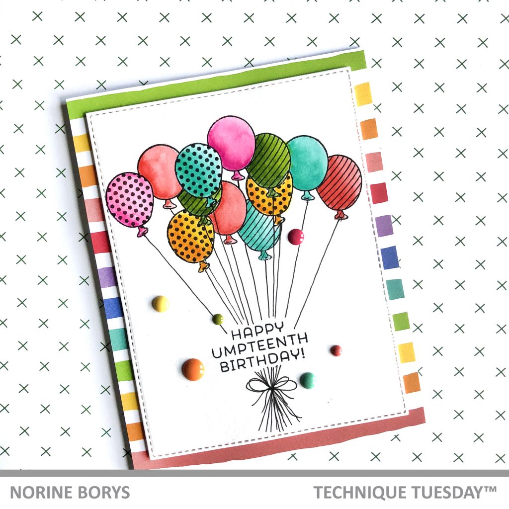 Technique Tuesday Sassy Birthday Cards – Velvetlemon