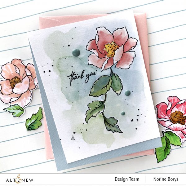 Four Cards with the Altenew Nature Blossoms Stamp Set – Velvetlemon