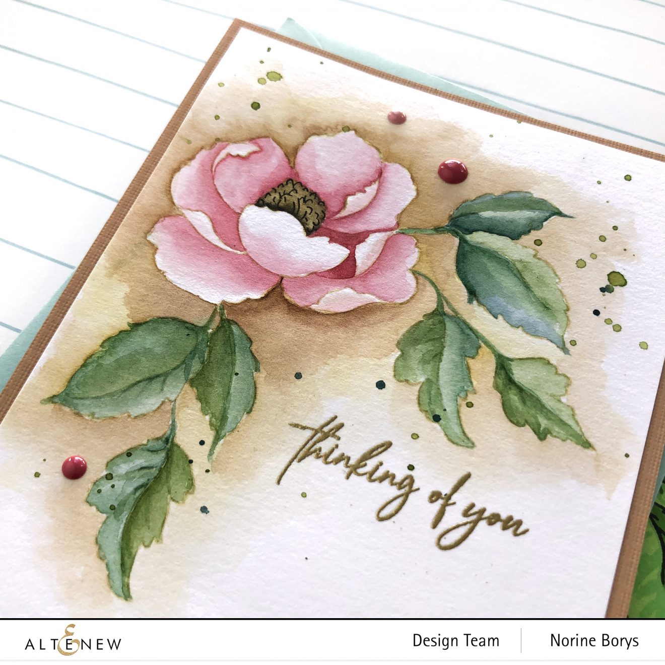 Four Cards with the Altenew Nature Blossoms Stamp Set – Velvetlemon