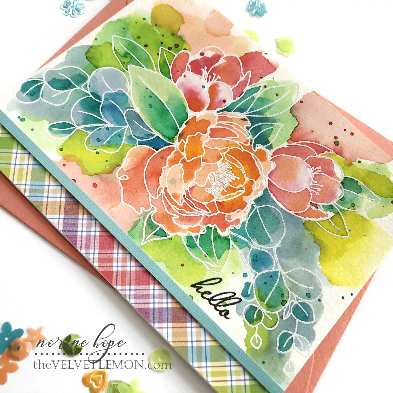 Delightful Blooms Gina K Designs with Viviva Colorsheets Velvetlemon