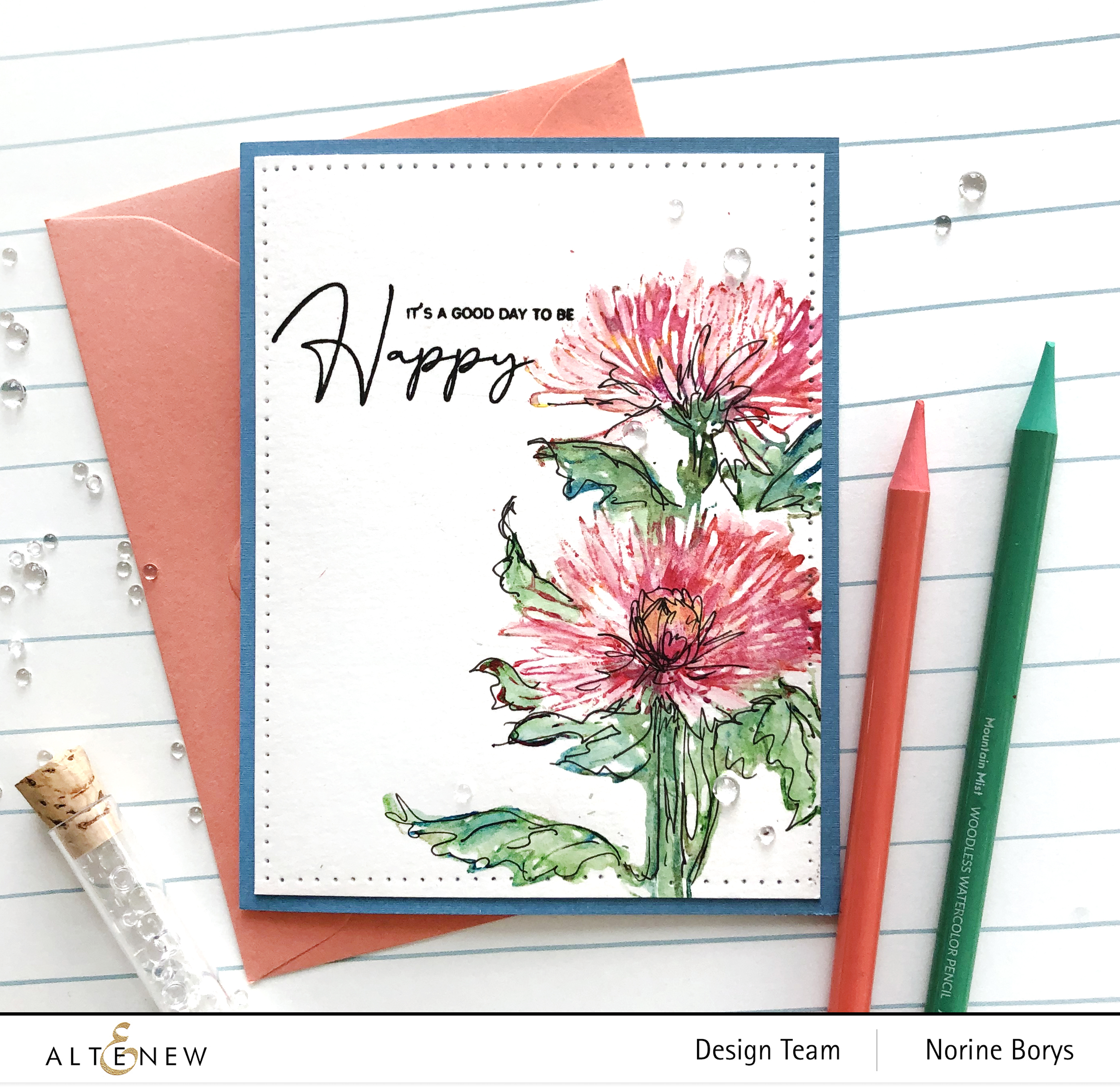 Tried the Woodless Watercolor Pencils?!? - Altenew Scrapbook