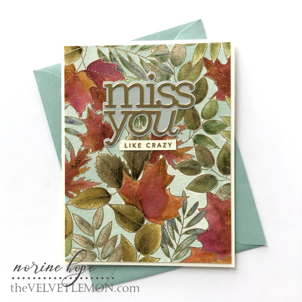 All Leaves Cards – Simon Says Stamp – Velvetlemon