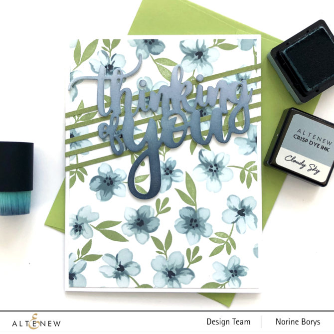 Altenew Hill Blossoms Layering Stencil Cards – Velvetlemon