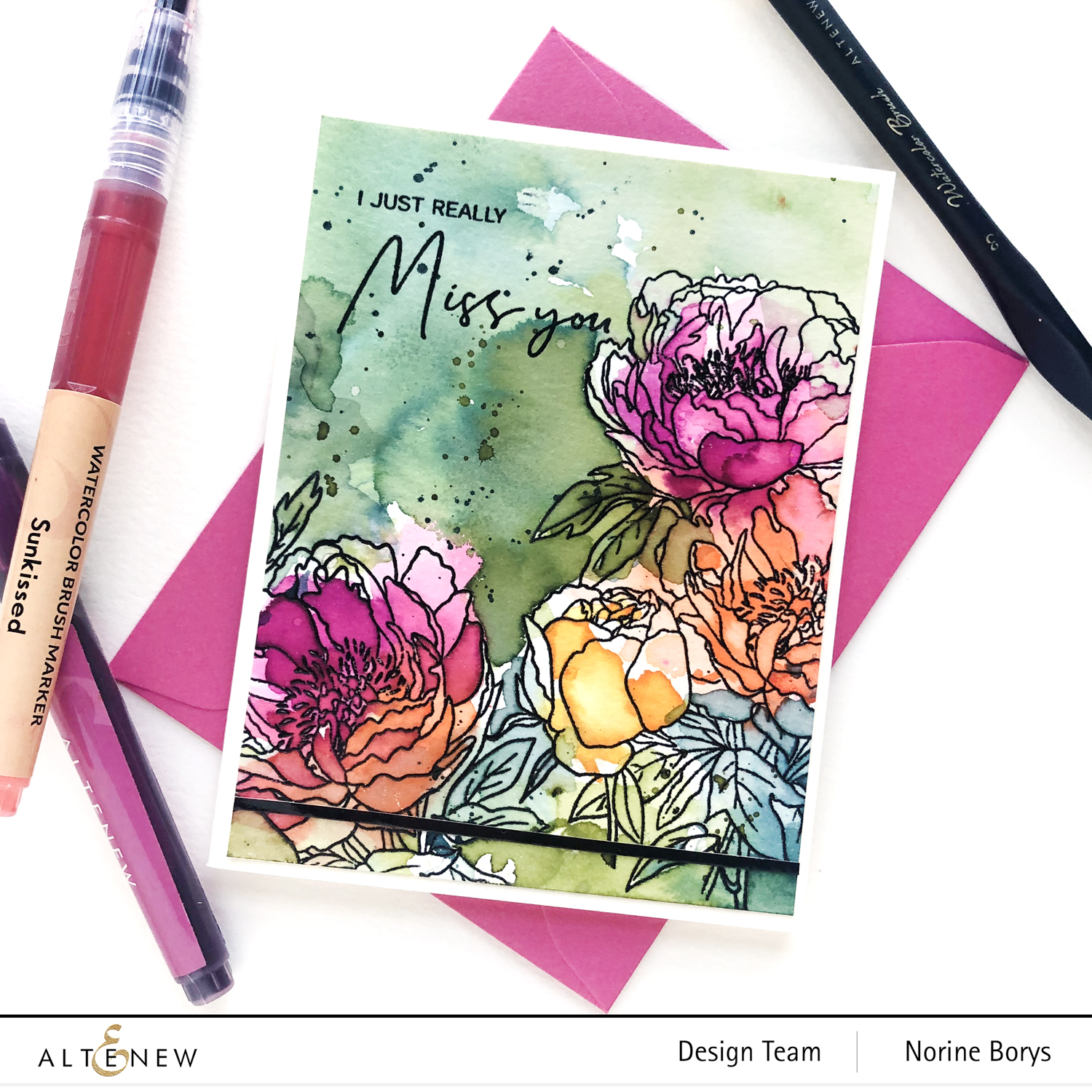 Altenew Hawaiian Shores Watercolor Markers – Picket Fence Studios