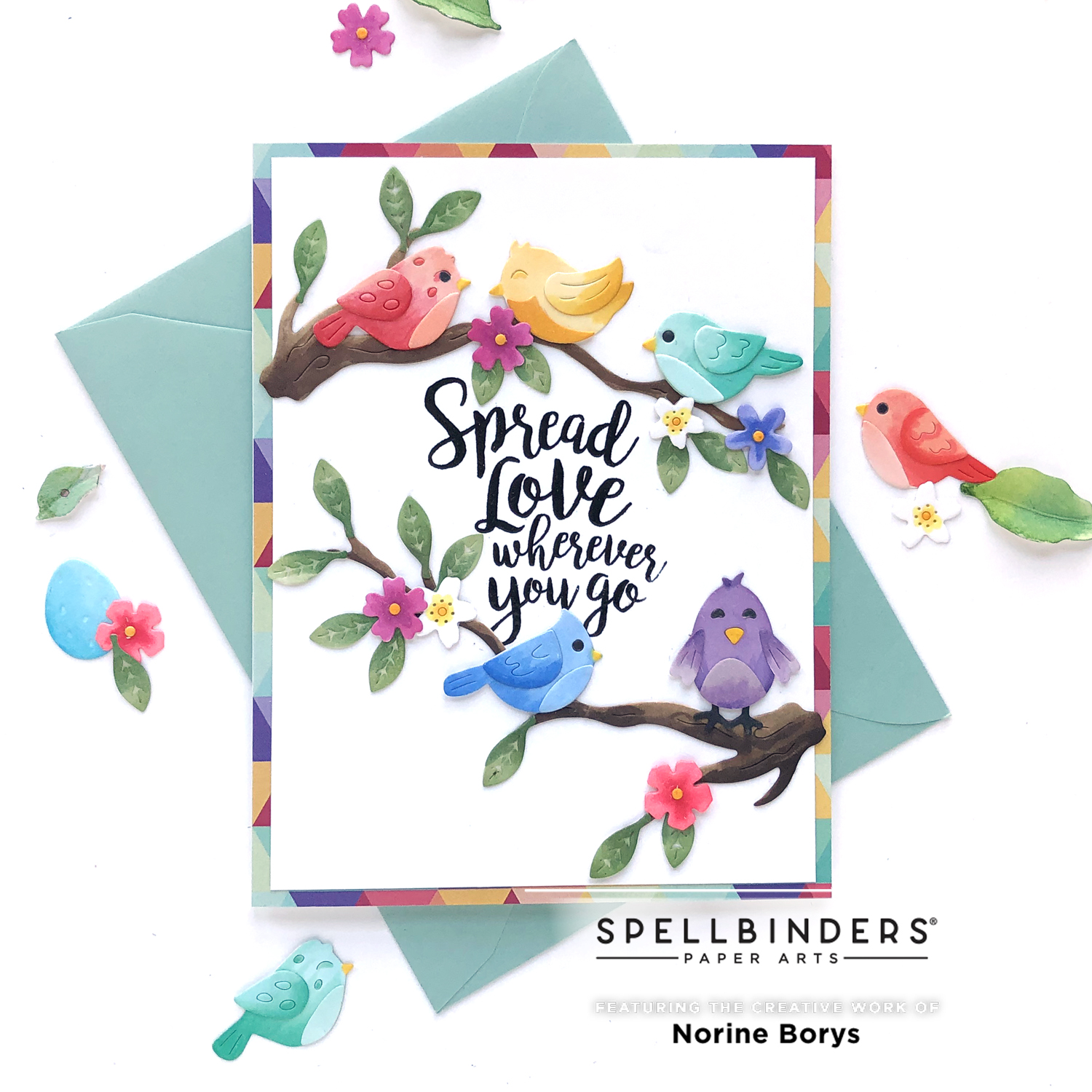 Spellbinders Build-A-Spring Birdhouse Cards – Velvetlemon