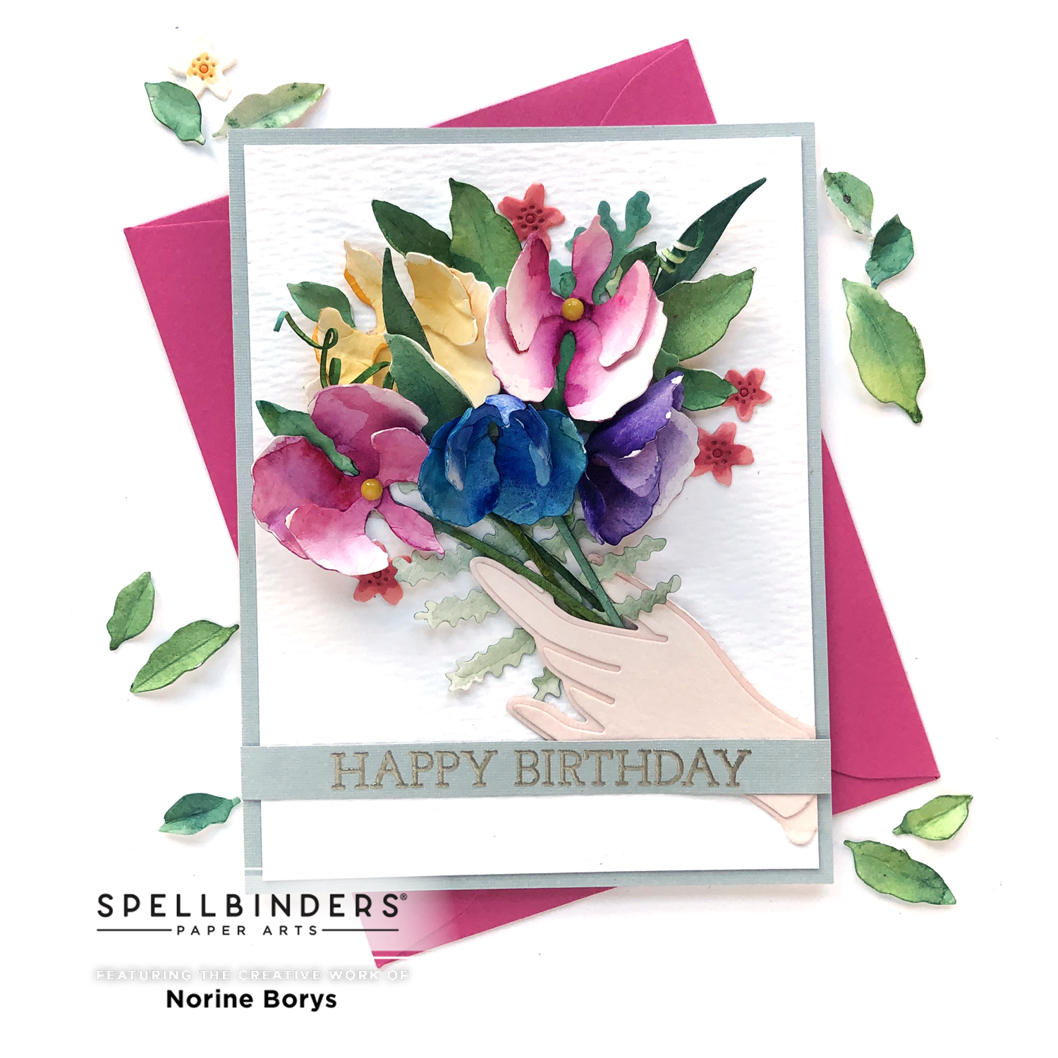 Spellbinders – Susan's Spring Flora Cards – Velvetlemon