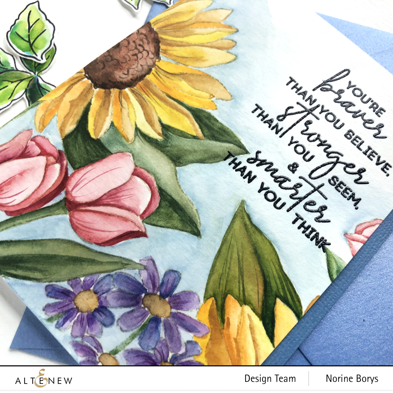 Altenew Craft Your Life Project Kit - Seasonal Blooms Stamp Set