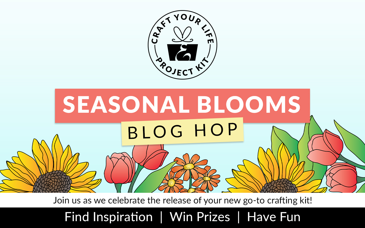 Altenew Craft Your Life Project Kit - Seasonal Blooms Stamp Set