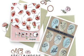 Color Outside the Lines - Clear Stamp of the Month - Spellbinders Paper Arts